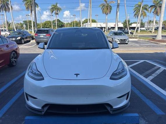 TESLA MODEL Y 2021 5YJYGDEE3MF143705 image